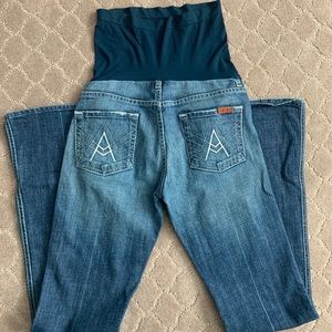 7 for All Mankind Maternity Jeans 26 A Pocket